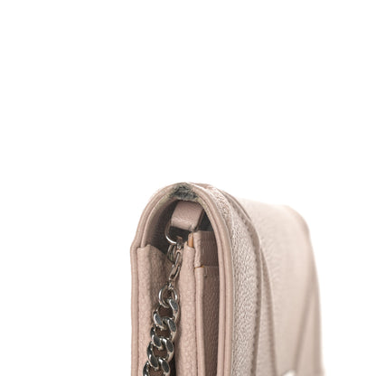 Christian Dior Grained Calfskin Diorama Croisiere Chain Wallet Rose Poudre 20 of 22