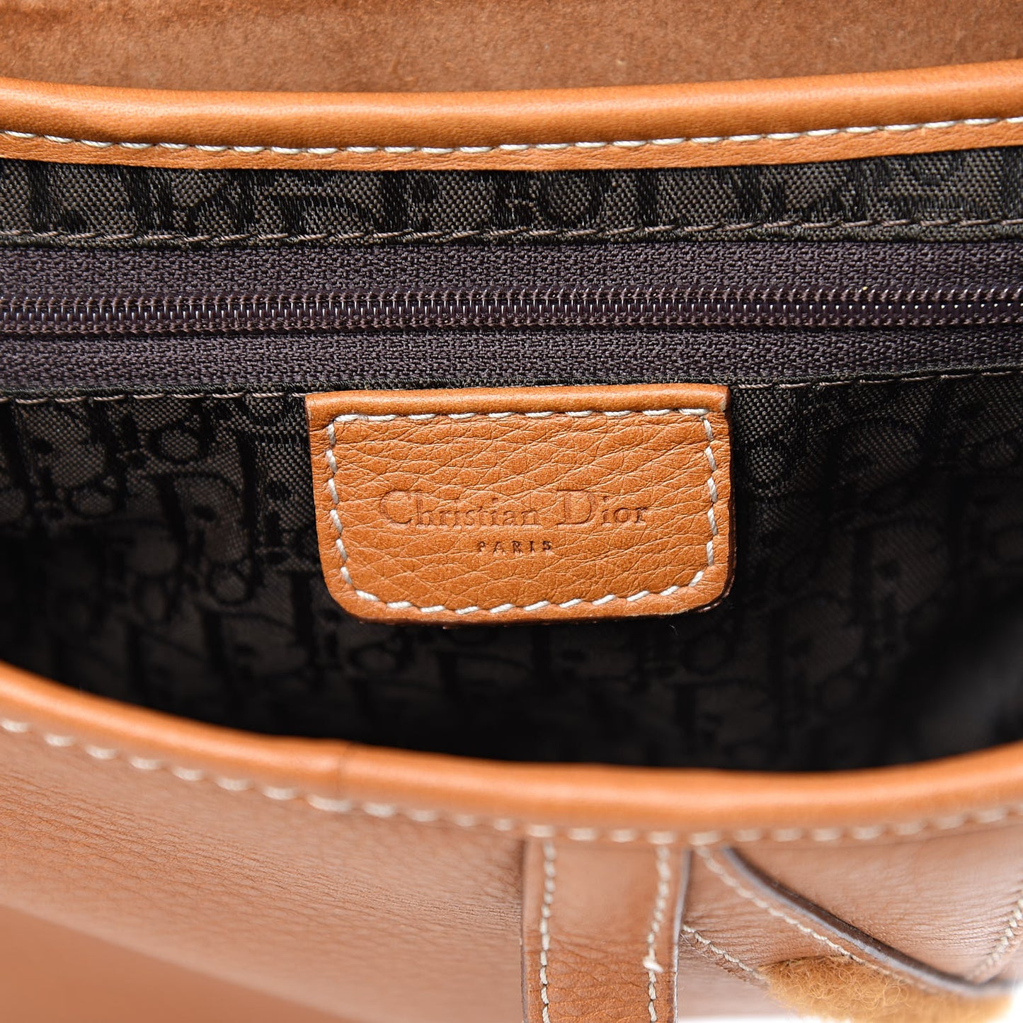 Calfskin Saddle Bag Tan