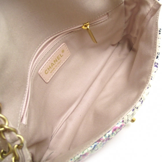 Chanel Fabric Patchwork Medium Flap Bag 6 of 12