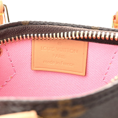 Louis Vuitton Monogram Vivienne Ice Skating Nano Speedy Bandouliere Pink 6 of 9