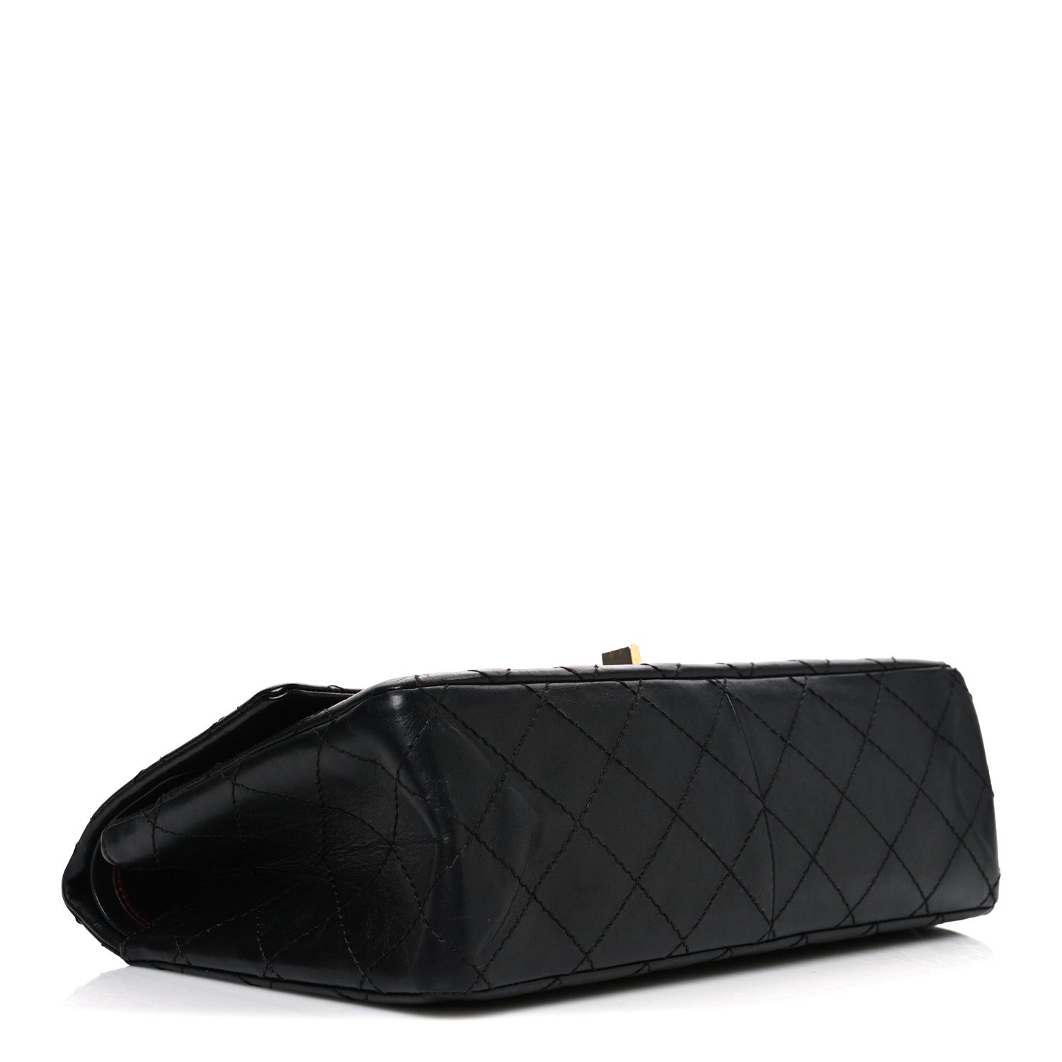 Chanel Aged Calfskin Quilted 2.55 Reissue 226 Flap Black 3 of 9