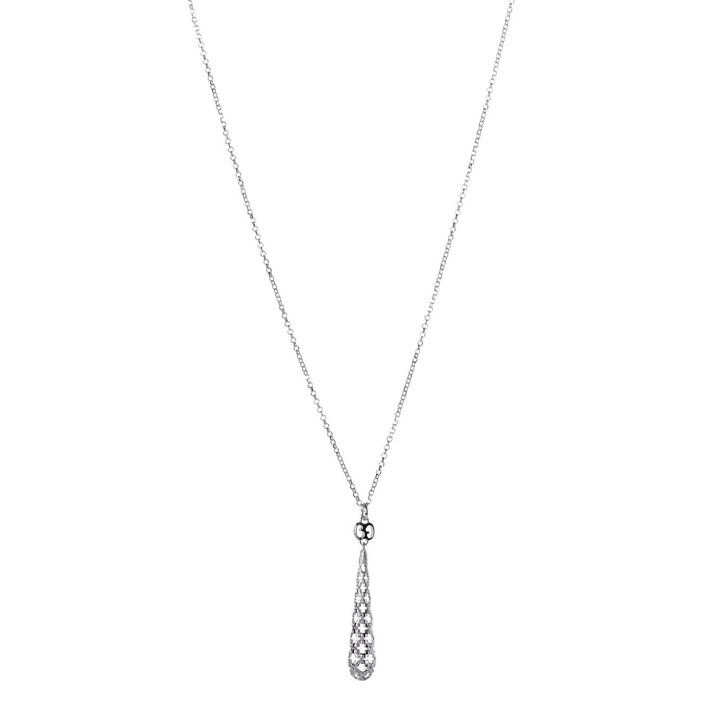 18K White Gold Diamantissima Pendant Necklace