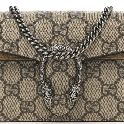 Gucci GG Supreme Monogram Super Mini Dionysus Shoulder Bag Taupe 7 of 11
