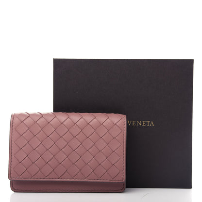 Bottega Veneta Nappa Intrecciato Card Holder Watteau 9 of 9