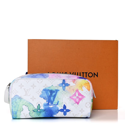 Louis Vuitton Monogram Watercolor Dopp Kit Toilet Pouch Multicolor 10 of 10