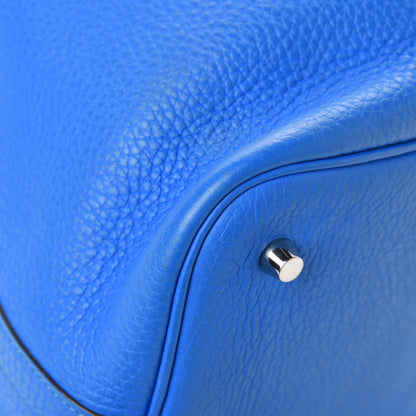 Hermes Taurillon Clemence Picotin Lock 22 MM Mykonos 13 of 15