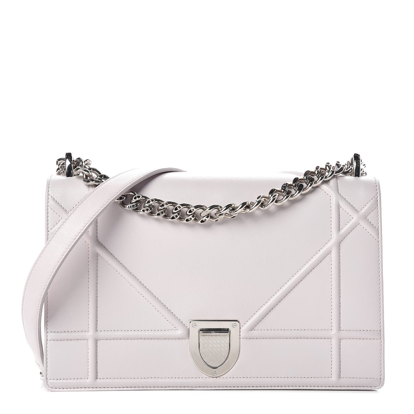 Lambskin Medium Diorama Flap Bag Light Pink