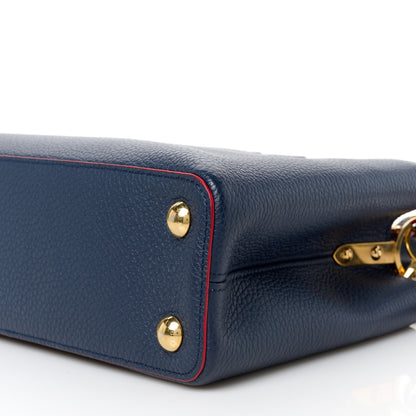 Louis Vuitton Taurillon Capucines BB Marine Rouge 9 of 9
