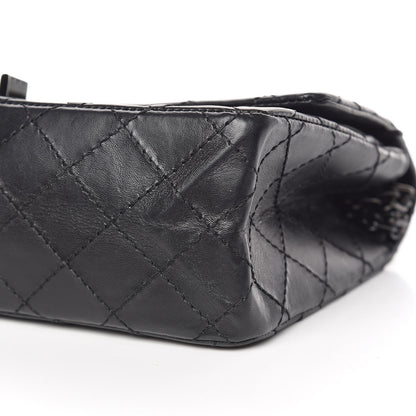 Chanel Aged Calfskin Quilted 2.55 Reissue 225 Flap So Black 6 of 13