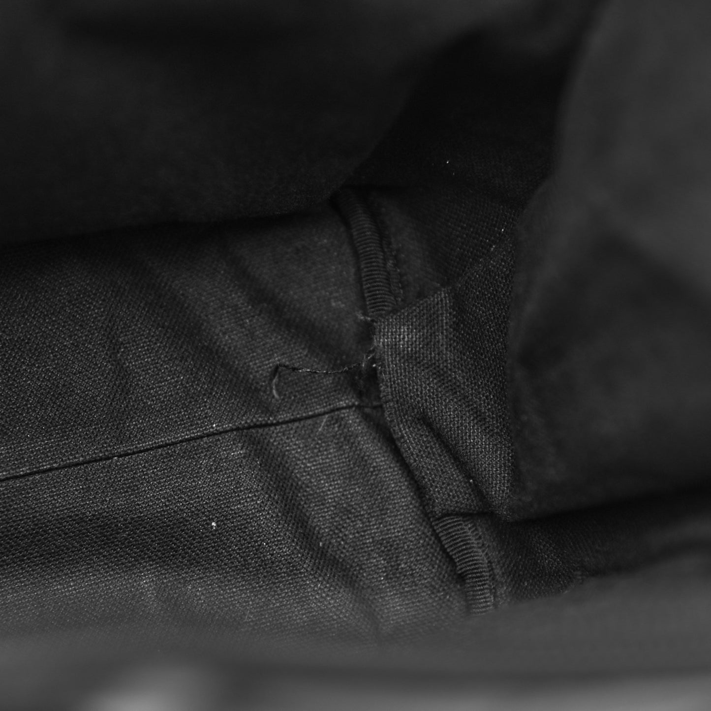 Canvas House Check Backpack Black
