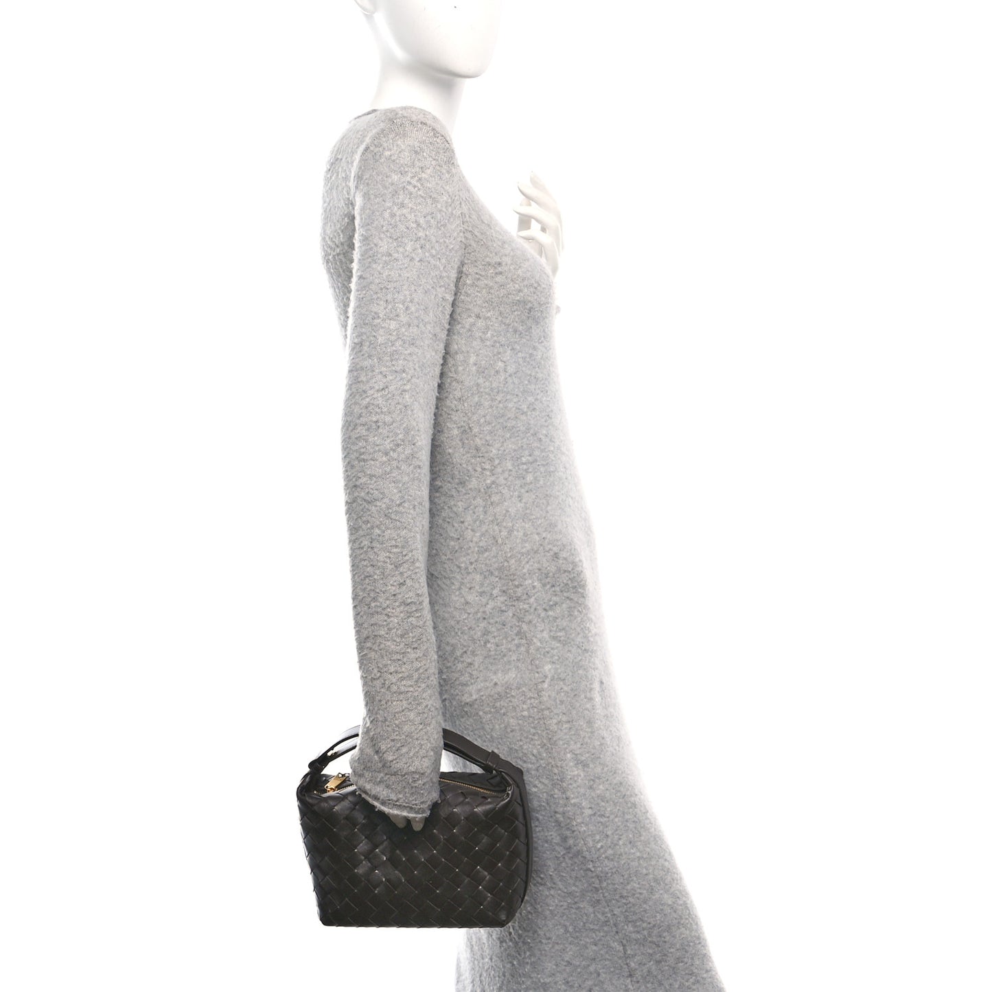 Calfskin Nappa Intrecciato Mini Wallace Fondant