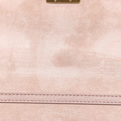 Christian Dior Lambskin Cannage Dioraddict Wallet On Chain Clutch Nude 9 of 9