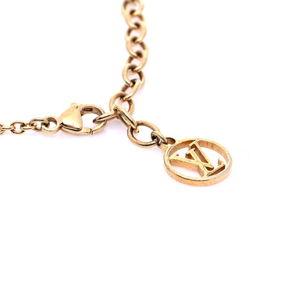 Louis Vuitton Brass Flower Full Bracelet Gold 4 of 6