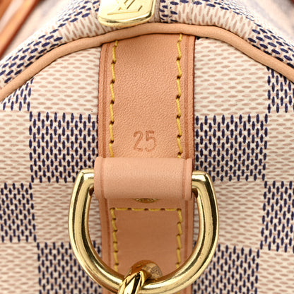 Louis Vuitton Damier Azur Speedy Bandouliere 25 7 of 10