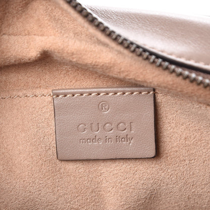 Gucci Calfskin Matelasse Small GG Marmont Chain Shoulder Bag Taupe 6 of 7