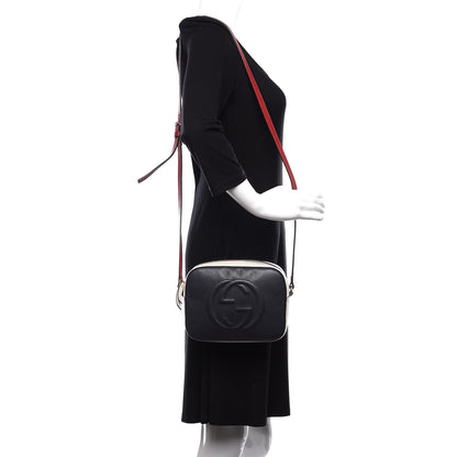 Gucci Dollar Calfskin Small Soho Disco Bag Blue Hibiscus Red Mystic White 2 of 11
