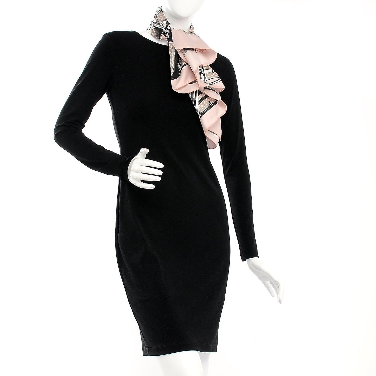 Silk Trunks Square Scarf Rose Poudre