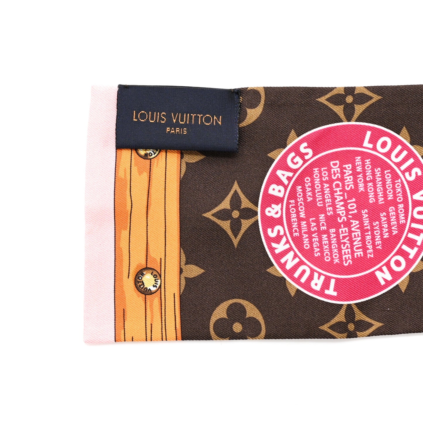 Silk Monogram Summer Trunks Bandeau Brown