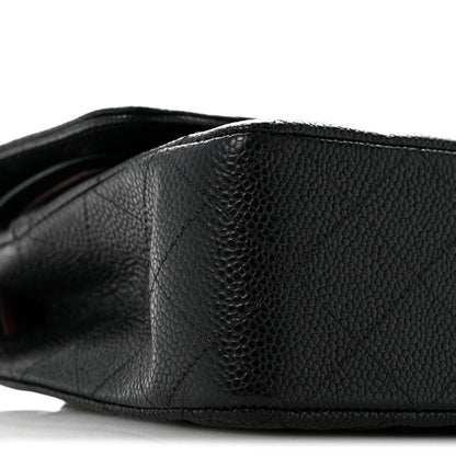Chanel Caviar Quilted Medium Double Flap Black 9 of 13