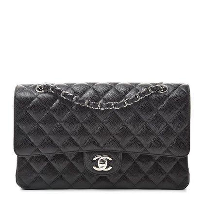 Chanel Caviar Quilted Medium Double Flap Black 1 of 11