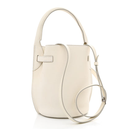 Celine Supple Grained Calfskin Nano Big Bag Bucket White 3 of 10