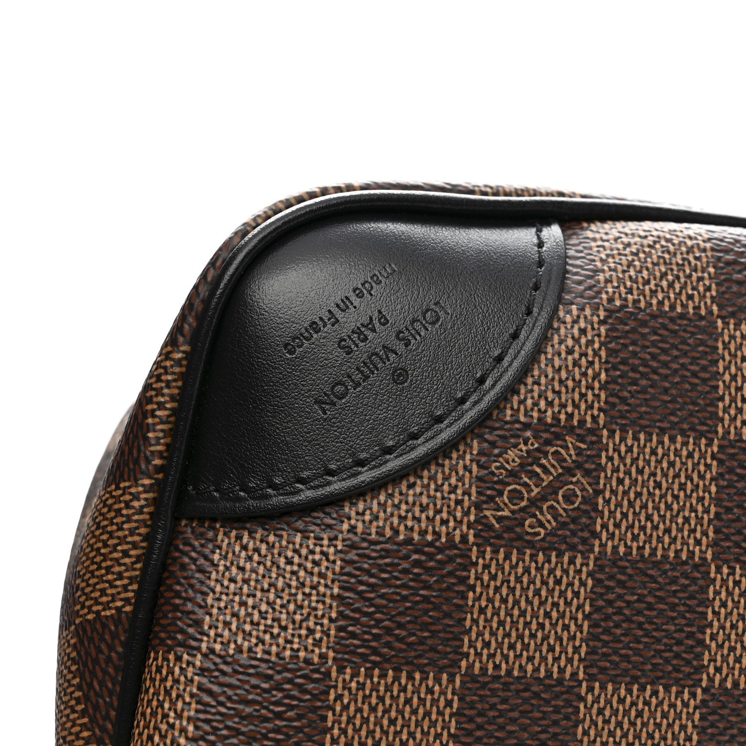 Louis Vuitton Damier Ebene Odeon PM Black 6 of 9