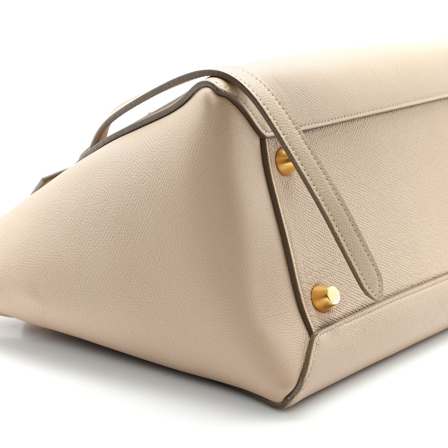 Grained Calfskin Mini Belt Bag Light Taupe