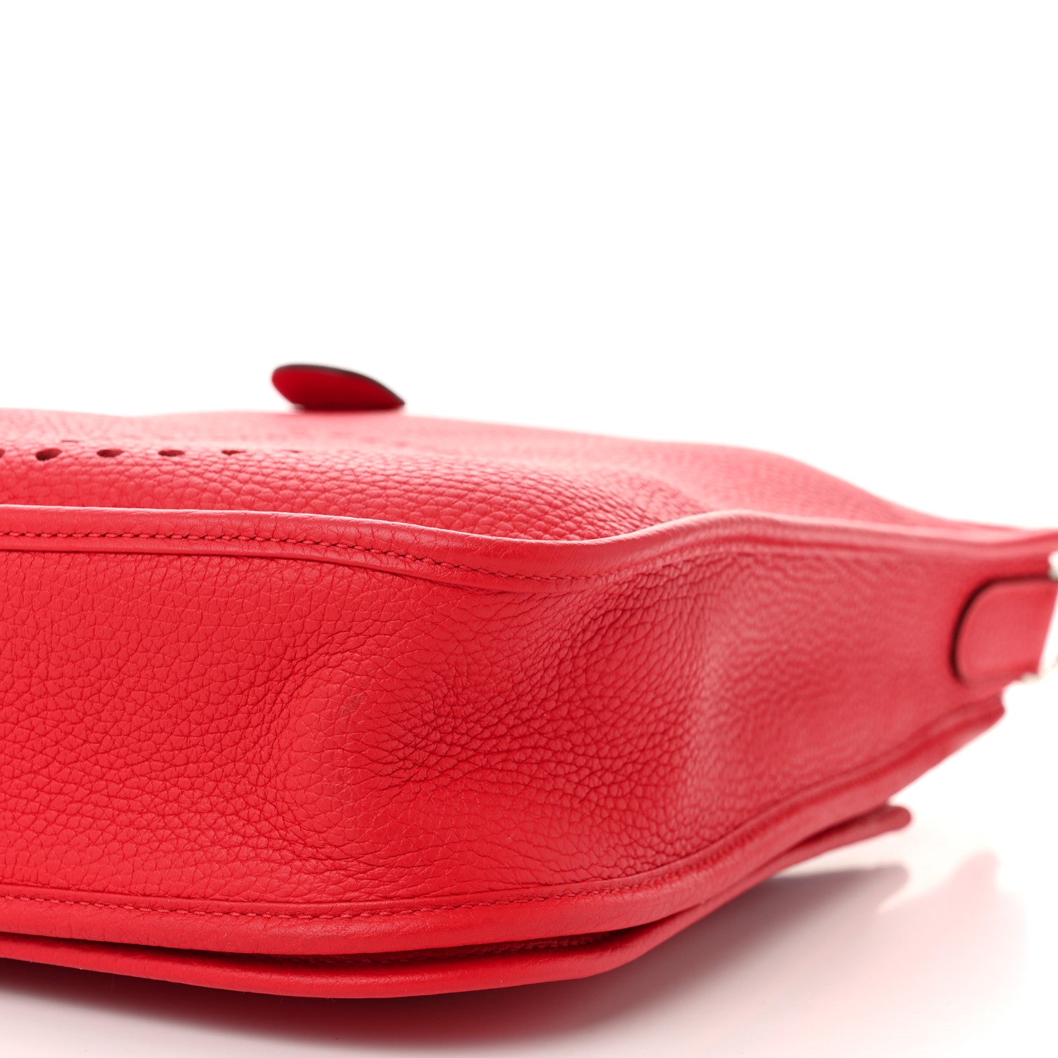 Hermes Taurillon Clemence Evelyne III PM Rouge De Coeur 10 of 10