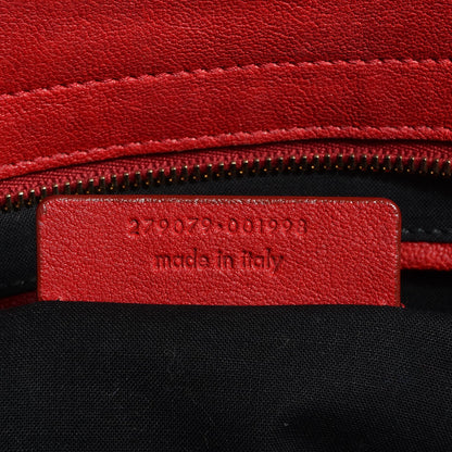 Saint Laurent Sheepskin Medium Cabas ChYc Red 7 of 8