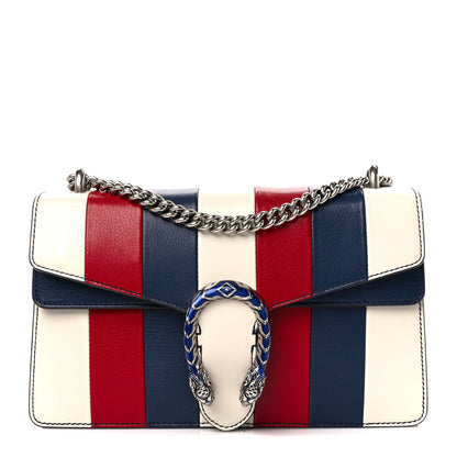 Gucci Goatskin Enamel Small Dionysus Shoulder Bag Red Blue White 1 of 11