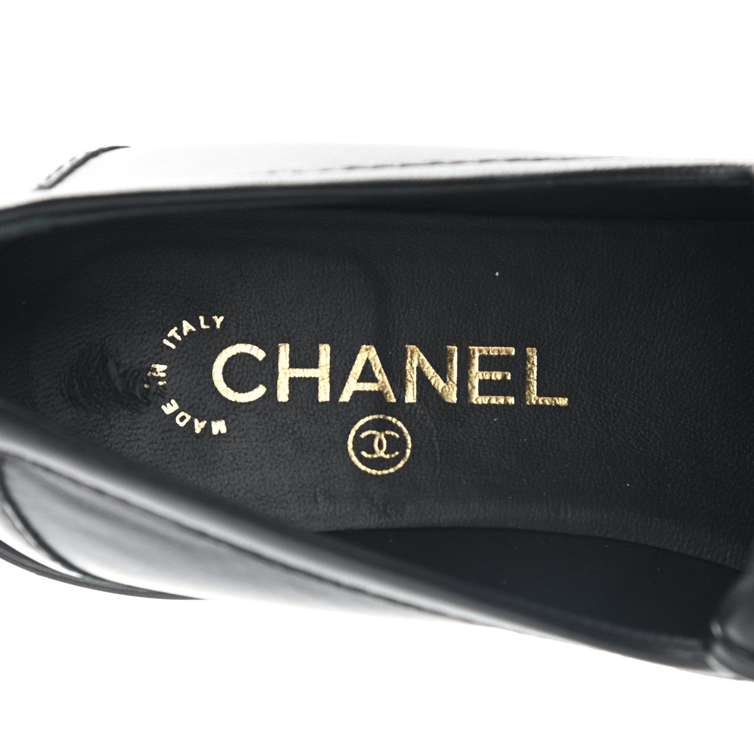 Chanel Lambskin Quilted CC Turnlock Loafers 40 Black 7 of 8