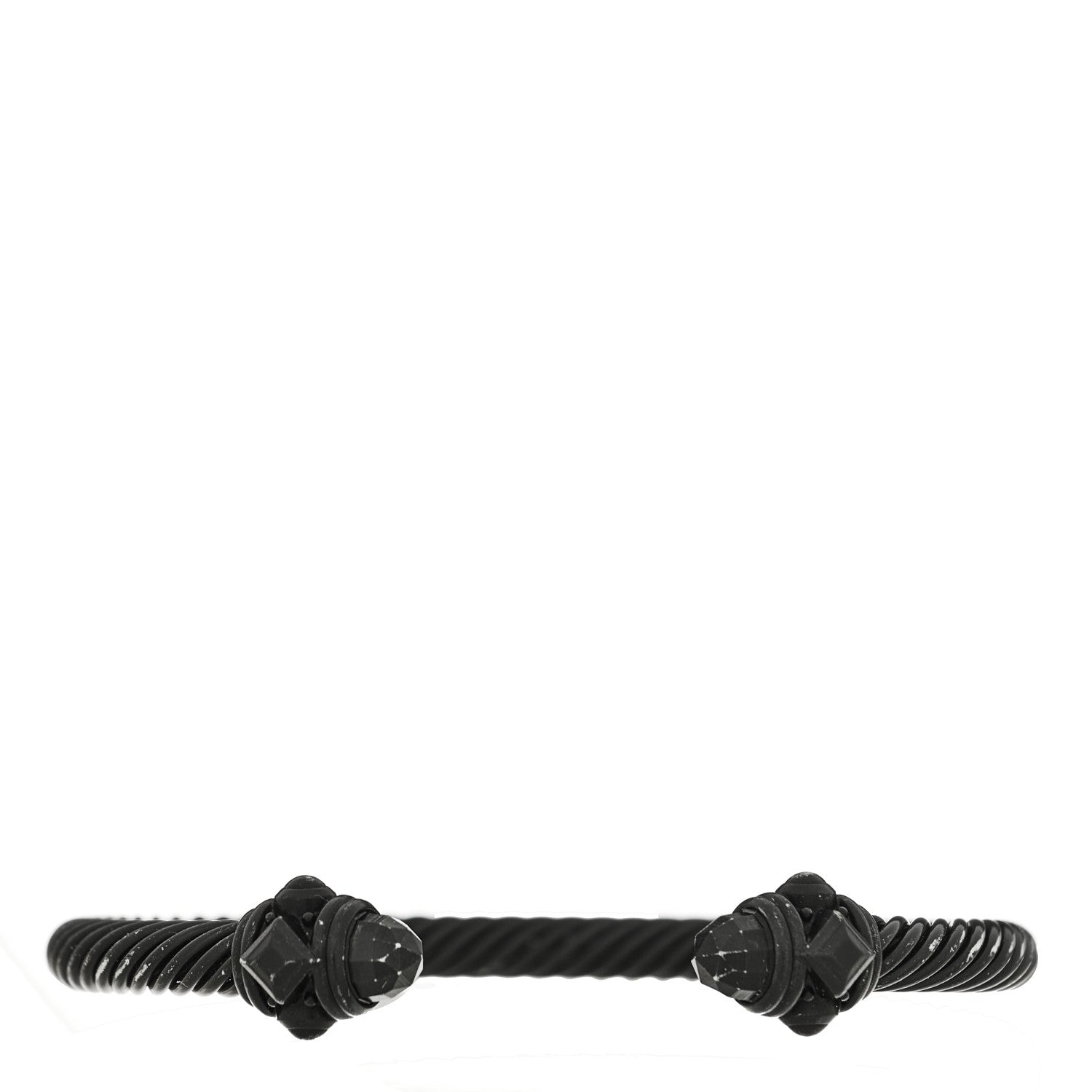 David Yurman Aluminum 5mm Renaissance Bracelet Black 1 of 4