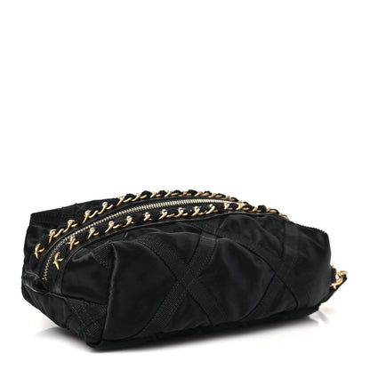 Chanel Nylon Grosgrain Lifestyle Pouch Black 3 of 8