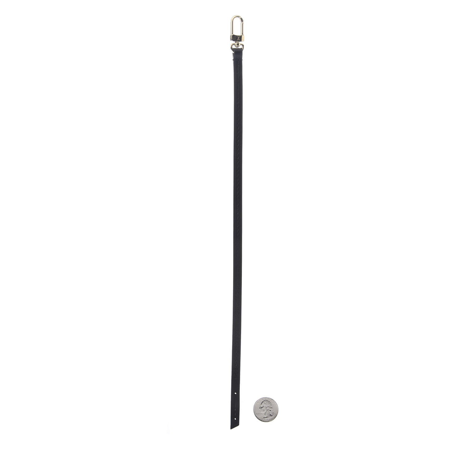 Louis Vuitton Calfskin Pochette Accessories Strap Black 2 of 4