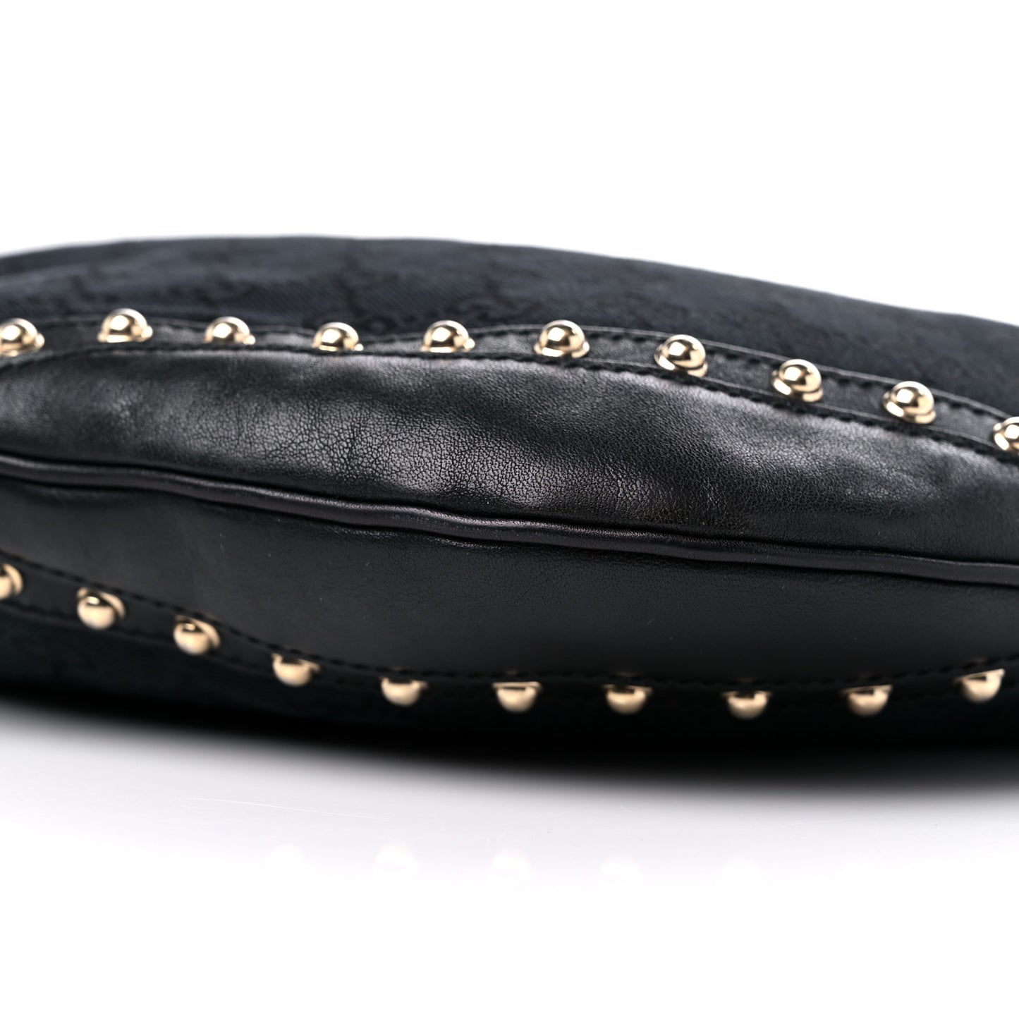 Monogram Pelham Studded Shoulder Bag Black