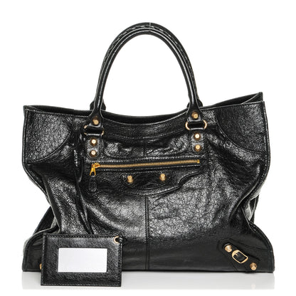 Balenciaga Agneau Giant 12 Gold Hardware City XL Black 1 of 6
