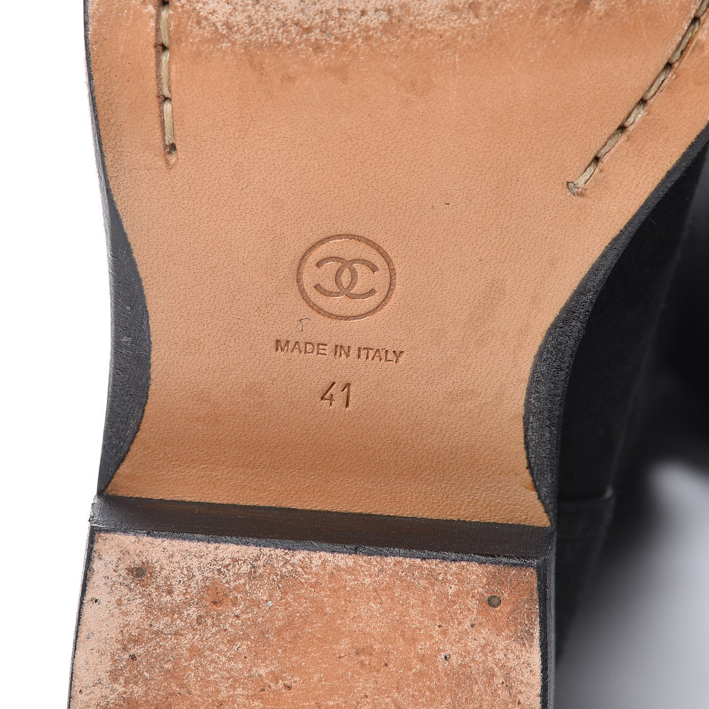 Shearling Suede CC Boots 41 Black