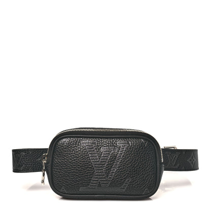 Louis Vuitton Taurillon Shadow Belt Bag 90 36 Black 1 of 9