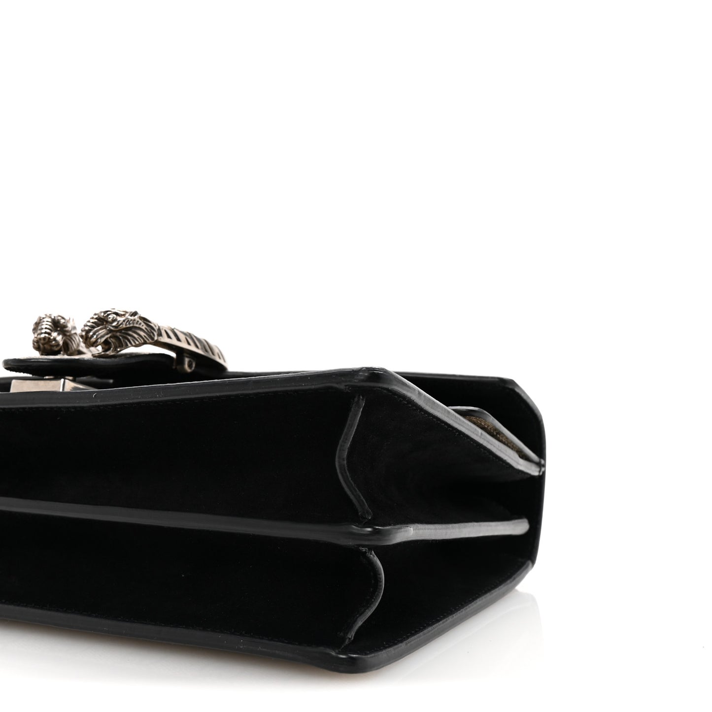 GG Supreme Monogram Small Dionysus Shoulder Bag Black