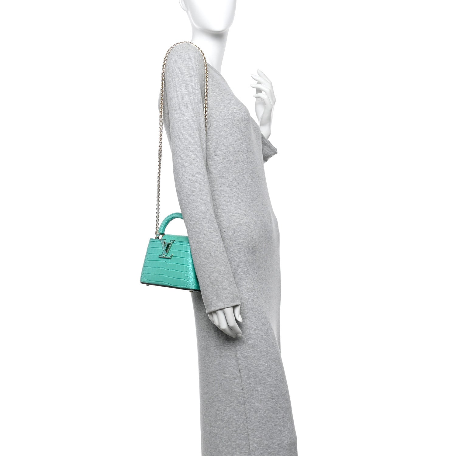 Louis Vuitton Iridescent Alligator Nano Capucines 2 of 11