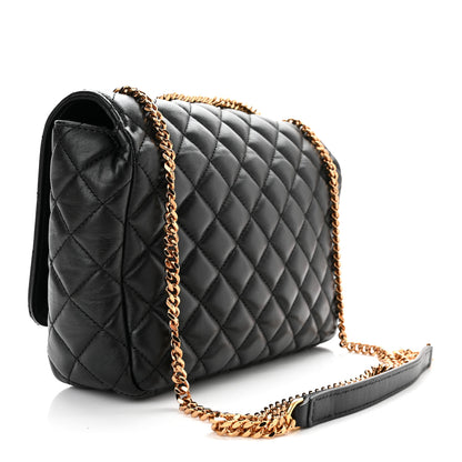 Versace Nappa Quilted La Medusa Chain Crossbody Black 2 of 8