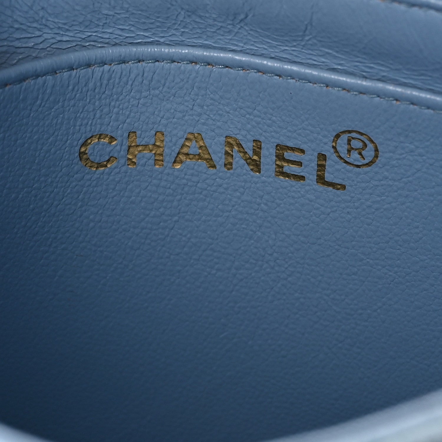 Chanel Suede Small Messenger Flap Light Blue 6 of 12