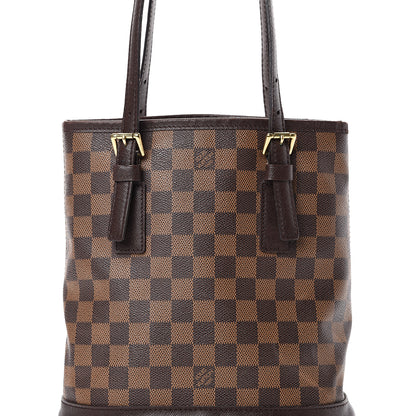 Louis Vuitton Damier Ebene Marais Bucket 23 8 of 15