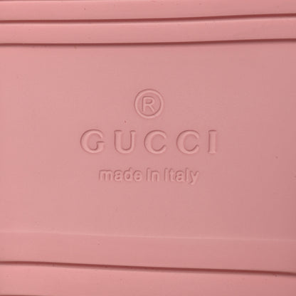 Gucci Rubber Mini Double G Womens Isla Dad Sandals 38 Wild Rose 8 of 10