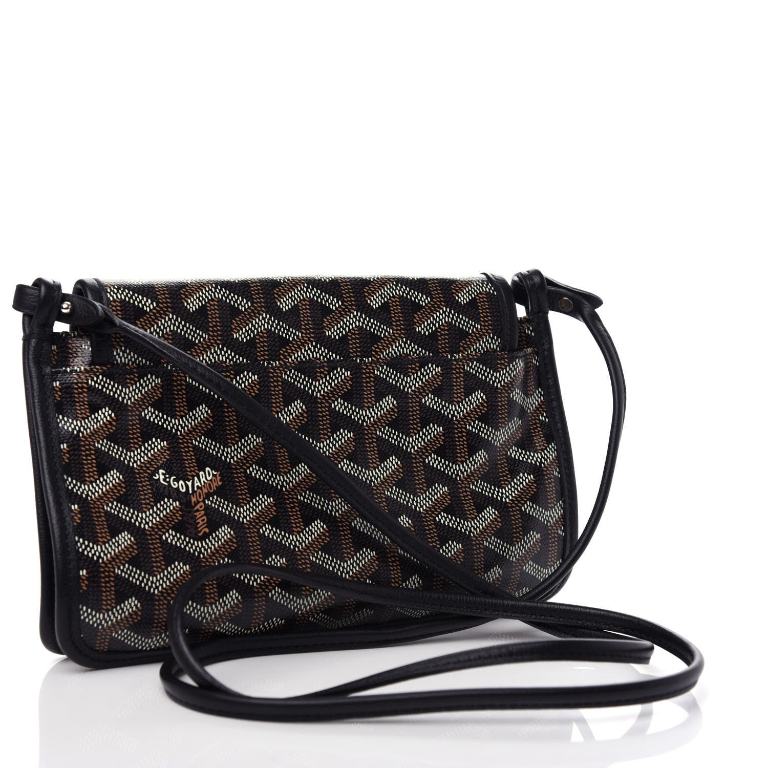 Goyard Goyardine Plumet Wallet Clutch Black 3 of 10