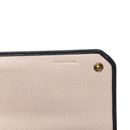 Miu Miu Goatskin Madras Flap Wallet Black 7 of 10