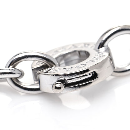 Bulgari 18K White Gold Link Bracelet 4 of 7