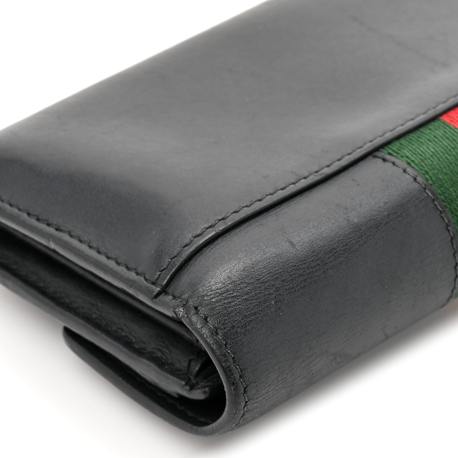 Gucci Calfskin Sylvie Continental Wallet Black 12 of 14