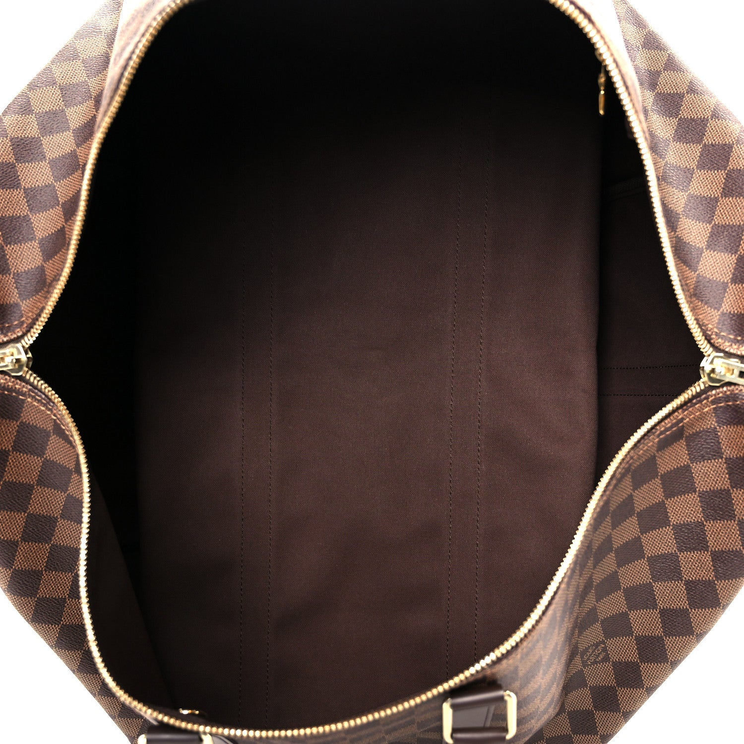 Louis Vuitton Damier Ebene Keepall Bandouliere 55 4 of 11