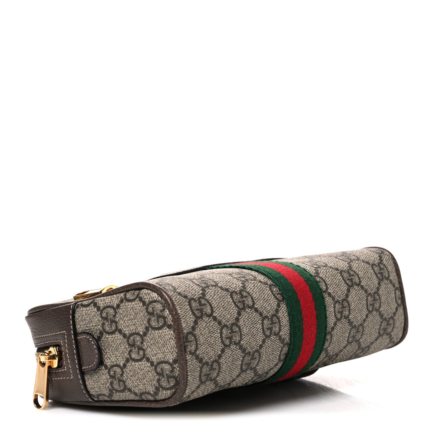 Gucci GG Supreme Monogram Web Small Ophidia Belt Bag 85 34 Dark Brown 3 of 9